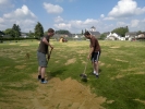 Sandmännchen auf dem Hergartener Sportplatz