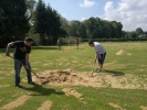 Sandmännchen auf dem Hergartener Sportplatz
